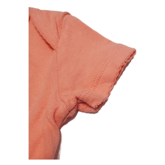 Carter's Child of Mine Baby Girl's 2Pc Orange Bodysuit & Pant Set Size 0-3Months - Picture 6 of 14